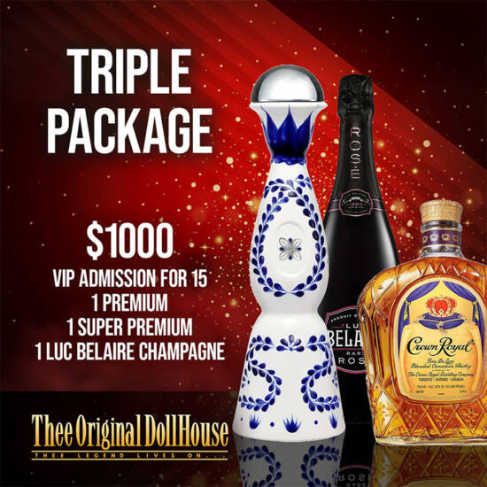 Triple Bottle Package Deposit