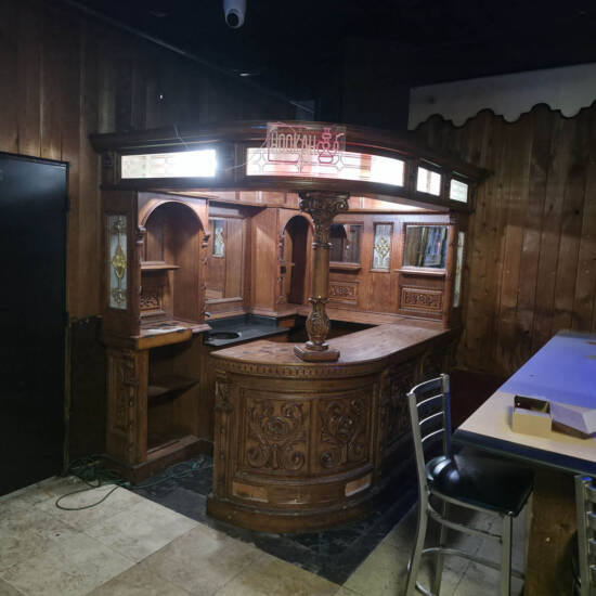 Ornate Carved Wood Hookah Booth / Lounge Kiosk