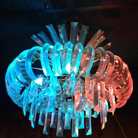 Acrylic Crystal Ring Chandelier