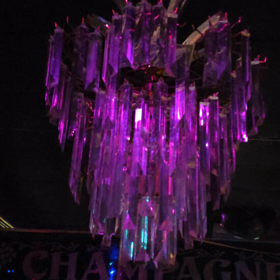 Tiered Acrylic Prism Chandelier